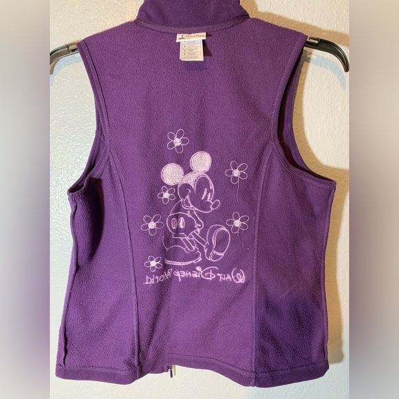 Disney Parks Authentic Original Girl’s Purple Vest Sz M - Picture 10 of 12